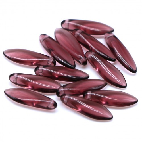 Бусины DAGGERS 5/16 мм, фиолетовый прозрачный 20070